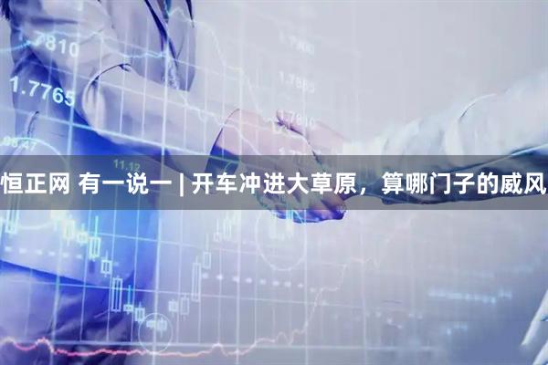 恒正网 有一说一 | 开车冲进大草原，算哪门子的威风